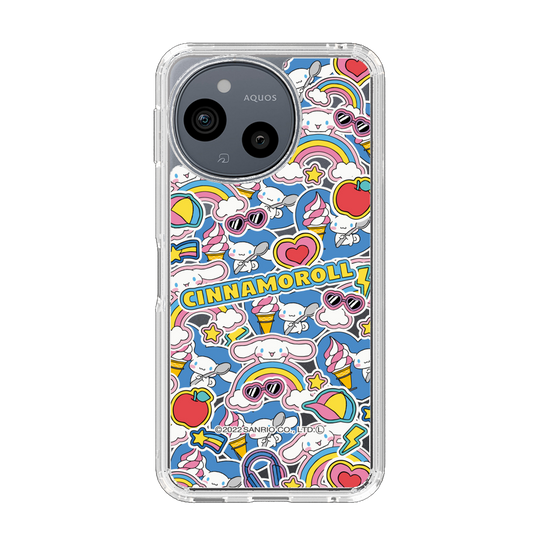 スリムプロテクションケース［ シナモロール - ステッカー ］