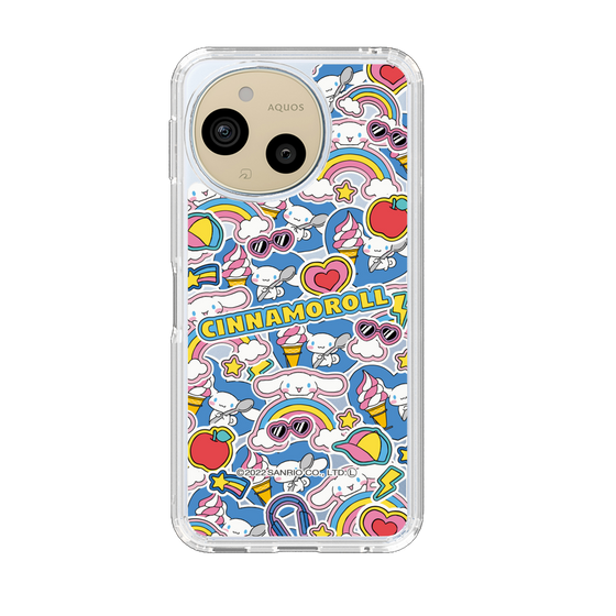 スリムプロテクションケース［ シナモロール - ステッカー ］