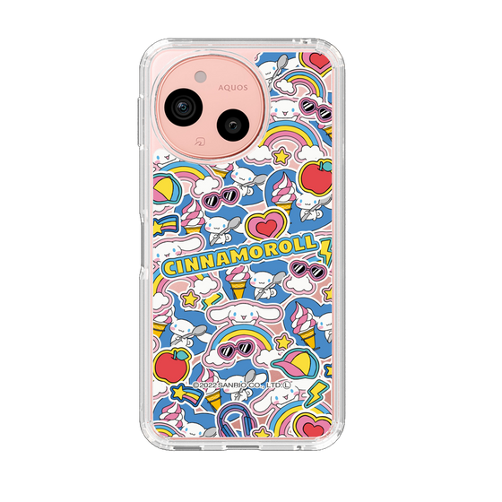 スリムプロテクションケース［ シナモロール - ステッカー ］