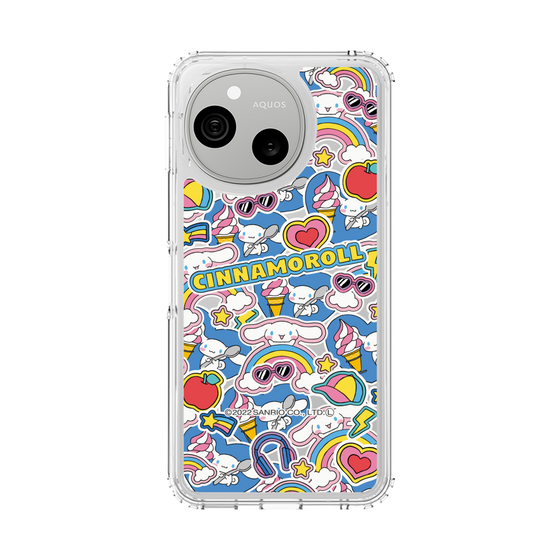 スリムプロテクションケース［ シナモロール - ステッカー ］