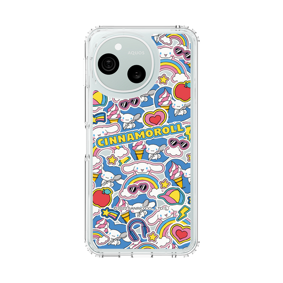 スリムプロテクションケース［ シナモロール - ステッカー ］