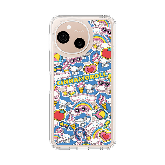 スリムプロテクションケース［ シナモロール - ステッカー ］