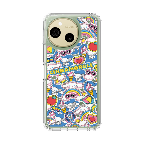 スリムプロテクションケース［ シナモロール - ステッカー ］