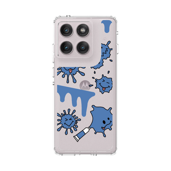 スリムプロテクションケース［ PAINTING SMILE Blue ］