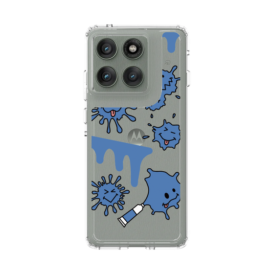 スリムプロテクションケース［ PAINTING SMILE Blue ］