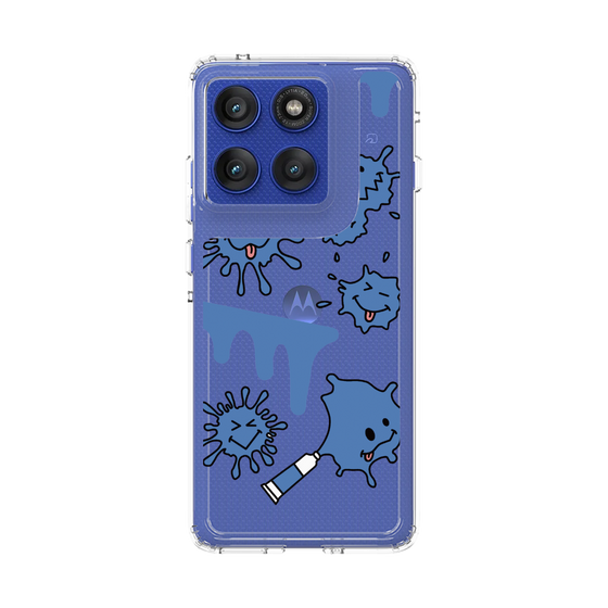 スリムプロテクションケース［ PAINTING SMILE Blue ］