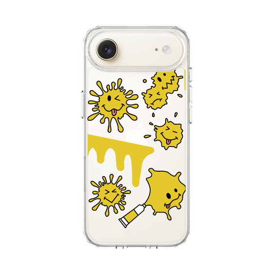 スリムプロテクションケース［ PAINTING SMILE Yellow ］