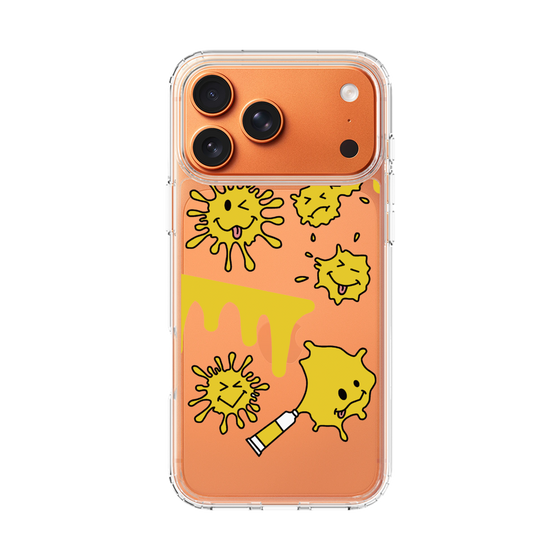 スリムプロテクションケース［ PAINTING SMILE Yellow ］