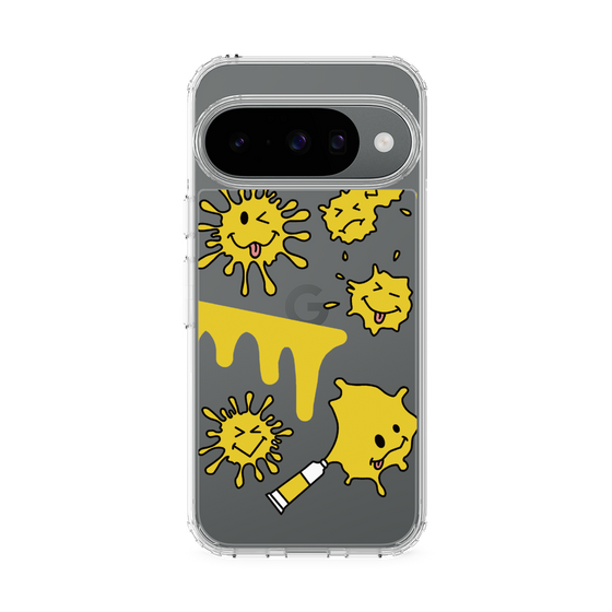 スリムプロテクションケース［ PAINTING SMILE Yellow ］