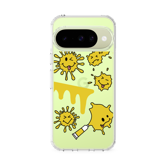 スリムプロテクションケース［ PAINTING SMILE Yellow ］