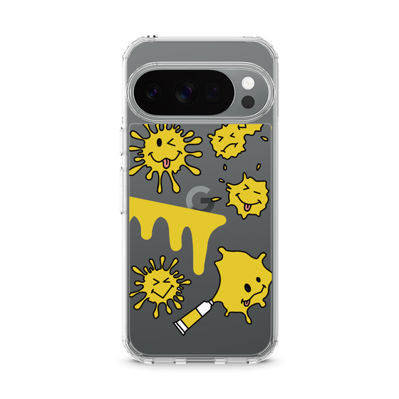 スリムプロテクションケース［ PAINTING SMILE Yellow ］