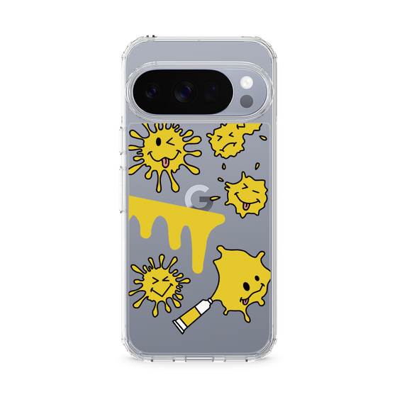 スリムプロテクションケース［ PAINTING SMILE Yellow ］