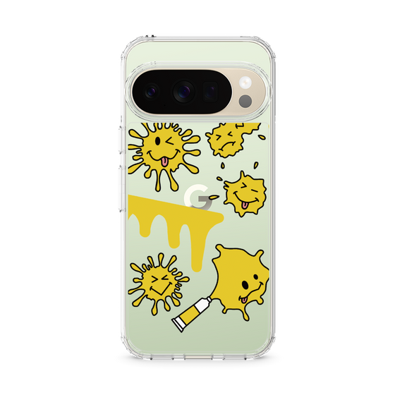 スリムプロテクションケース［ PAINTING SMILE Yellow ］