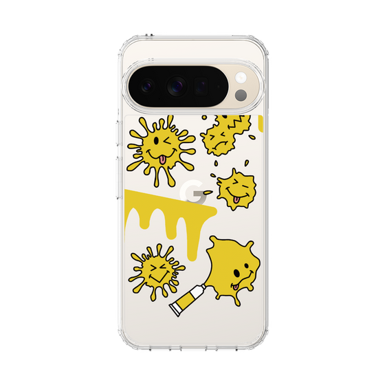 スリムプロテクションケース［ PAINTING SMILE Yellow ］