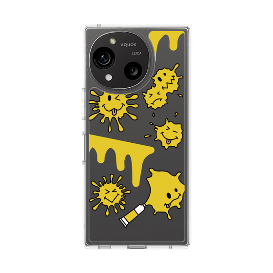 スリムプロテクションケース［ PAINTING SMILE Yellow ］