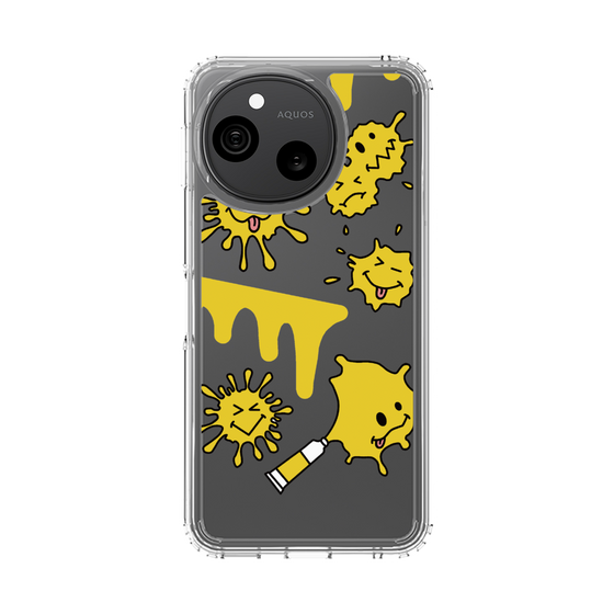 スリムプロテクションケース［ PAINTING SMILE Yellow ］