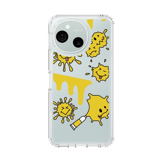 スリムプロテクションケース［ PAINTING SMILE Yellow ］