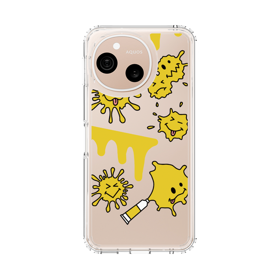 スリムプロテクションケース［ PAINTING SMILE Yellow ］