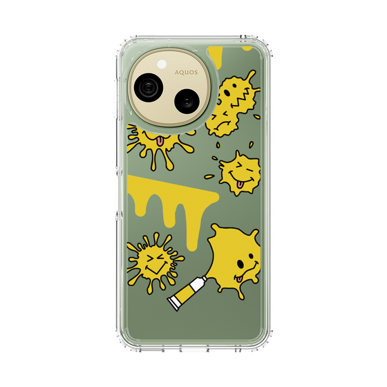 スリムプロテクションケース［ PAINTING SMILE Yellow ］