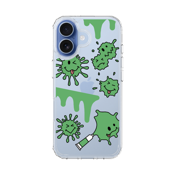 スリムプロテクションケース［ PAINTING SMILE Green ］