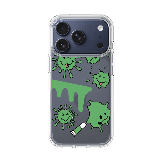 スリムプロテクションケース［ PAINTING SMILE Green ］