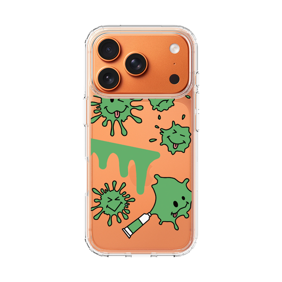 スリムプロテクションケース［ PAINTING SMILE Green ］