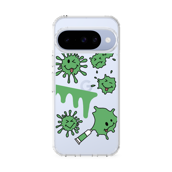 スリムプロテクションケース［ PAINTING SMILE Green ］