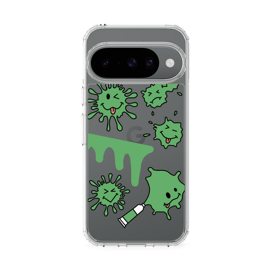 スリムプロテクションケース［ PAINTING SMILE Green ］