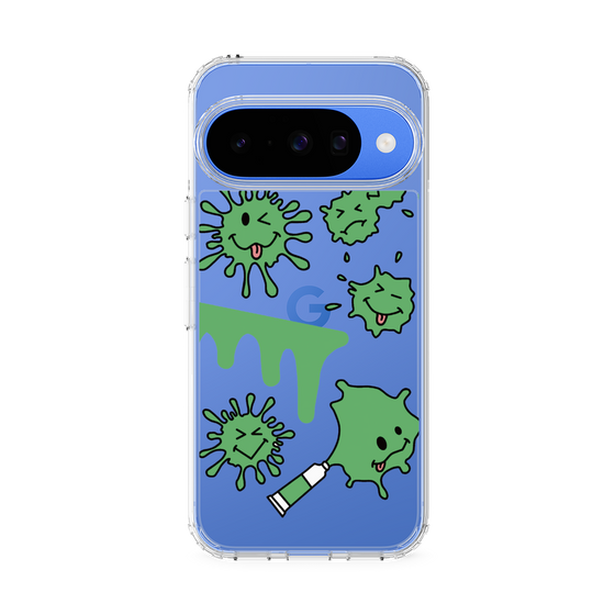 スリムプロテクションケース［ PAINTING SMILE Green ］