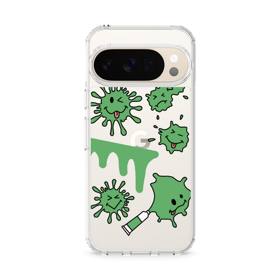 スリムプロテクションケース［ PAINTING SMILE Green ］