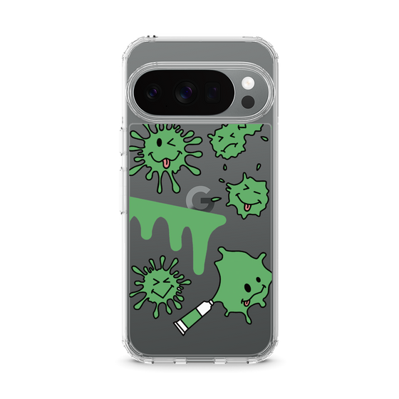 スリムプロテクションケース［ PAINTING SMILE Green ］