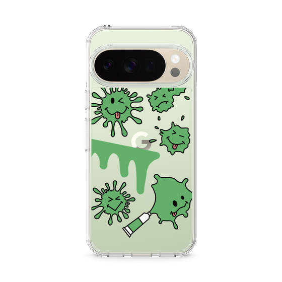 スリムプロテクションケース［ PAINTING SMILE Green ］