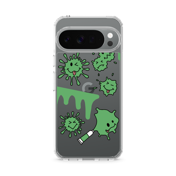 スリムプロテクションケース［ PAINTING SMILE Green ］