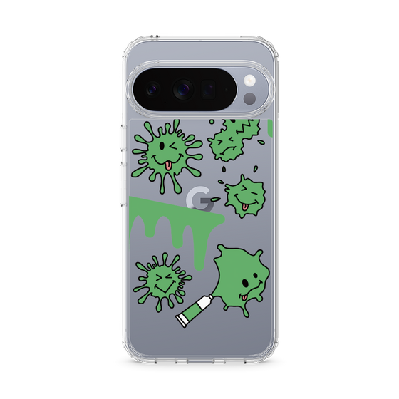 スリムプロテクションケース［ PAINTING SMILE Green ］