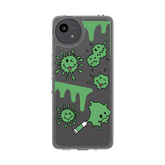 スリムプロテクションケース［ PAINTING SMILE Green ］