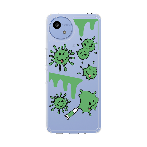 スリムプロテクションケース［ PAINTING SMILE Green ］