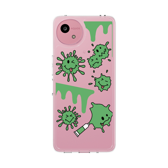 スリムプロテクションケース［ PAINTING SMILE Green ］