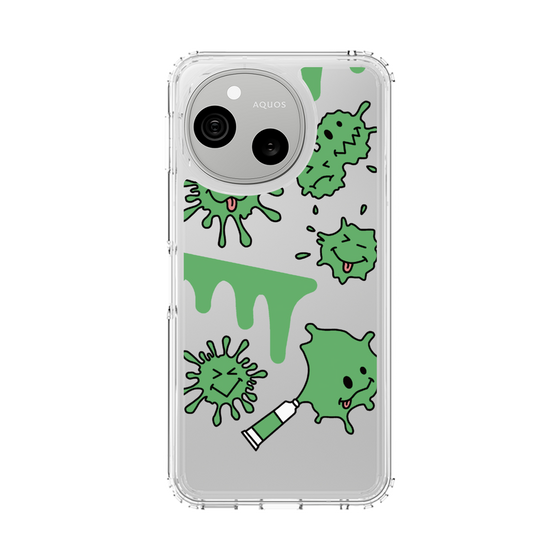 スリムプロテクションケース［ PAINTING SMILE Green ］