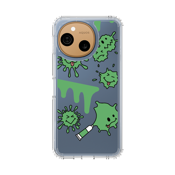 スリムプロテクションケース［ PAINTING SMILE Green ］