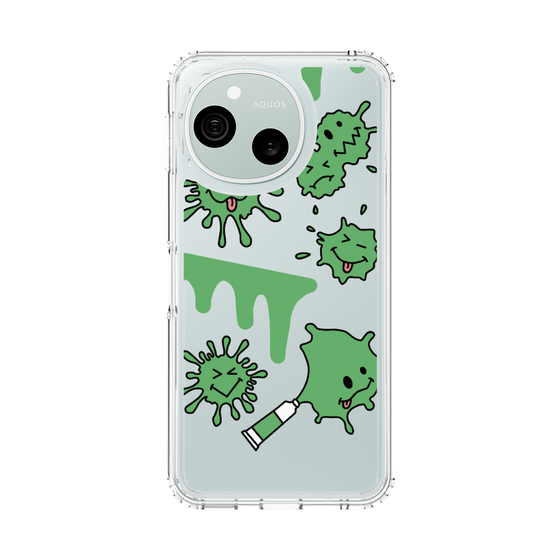 スリムプロテクションケース［ PAINTING SMILE Green ］