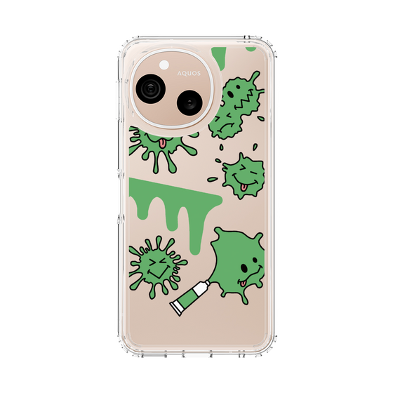 スリムプロテクションケース［ PAINTING SMILE Green ］