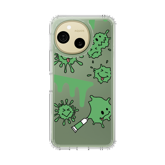 スリムプロテクションケース［ PAINTING SMILE Green ］