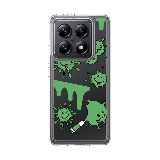 スリムプロテクションケース［ PAINTING SMILE Green ］