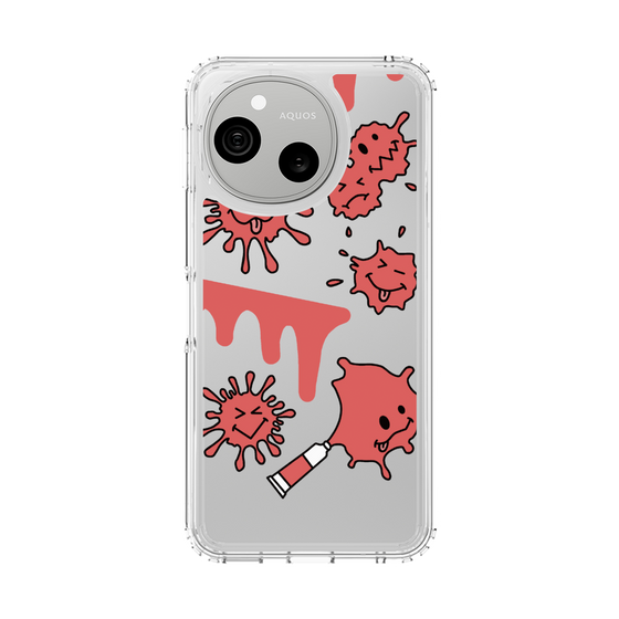 スリムプロテクションケース［ PAINTING SMILE Red ］