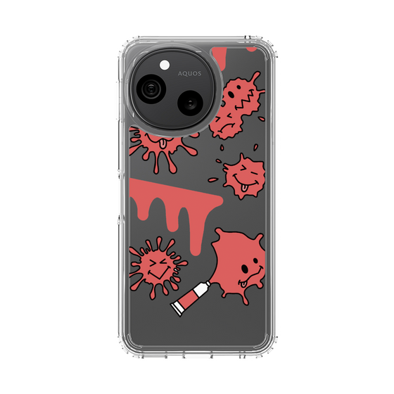 スリムプロテクションケース［ PAINTING SMILE Red ］