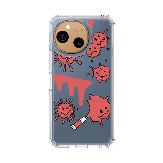 スリムプロテクションケース［ PAINTING SMILE Red ］