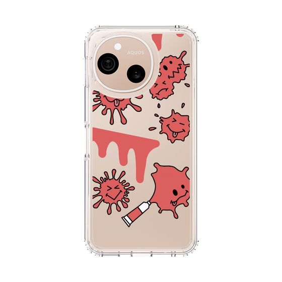 スリムプロテクションケース［ PAINTING SMILE Red ］