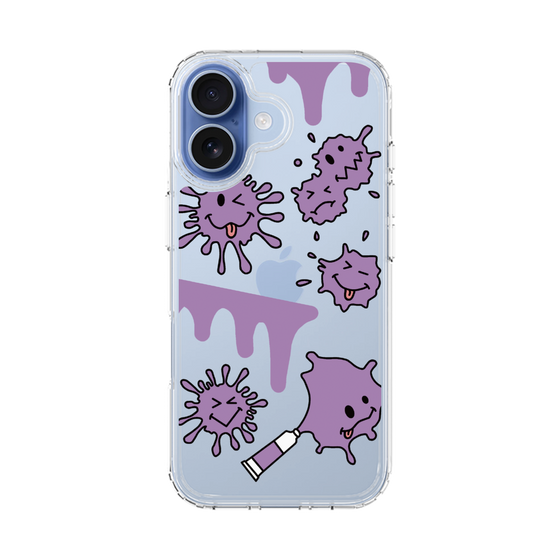 スリムプロテクションケース［ PAINTING SMILE Purple ］