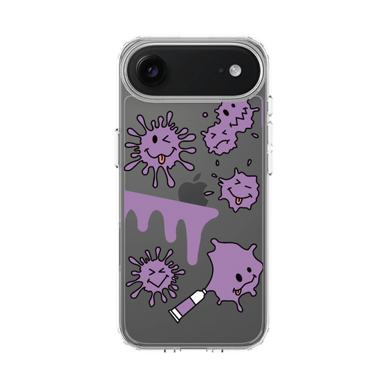 スリムプロテクションケース［ PAINTING SMILE Purple ］