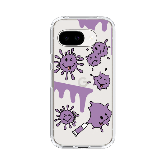 スリムプロテクションケース［ PAINTING SMILE Purple ］